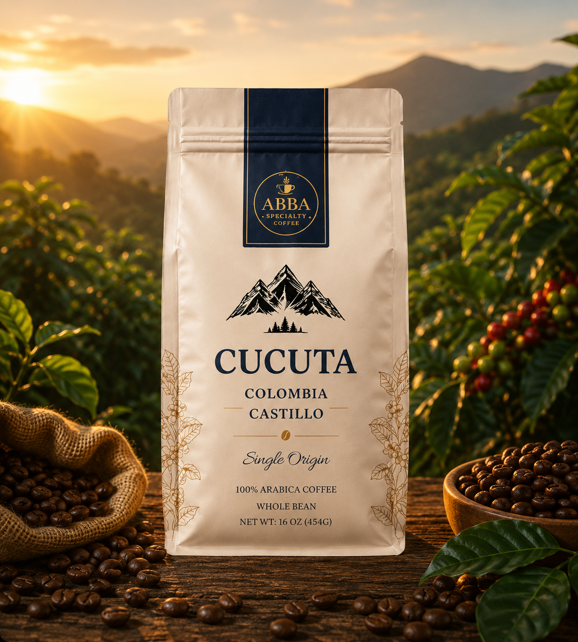 Cucuta Colombia coffee beans — buy Cucuta coffee online at ABBA