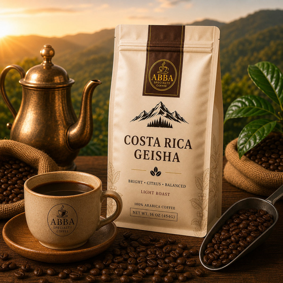 Costa Rica Geisha coffee beans - buy Costa Rica Geisha coffee online at ABBA
